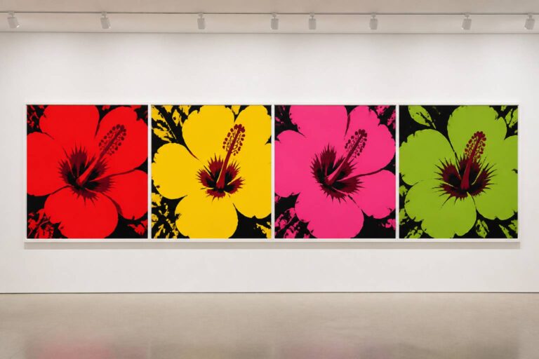 Les Fleurs d’Andy Warhol : Plongée au cœur d’une œuvre emblématique