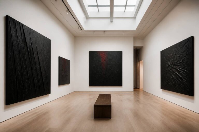 Soulages : Découvrez 6 chefs-d&rsquo;œuvre emblématiques du maître de l&rsquo;outrenoir