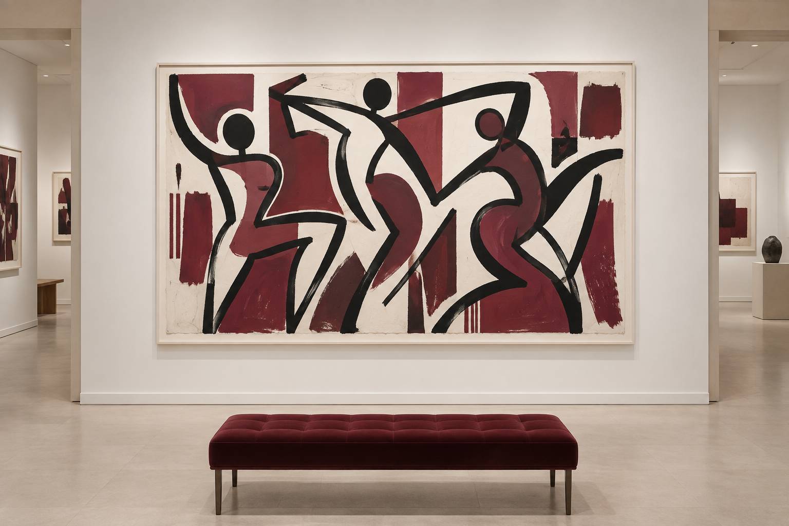 Illustration éditoriale du sujet : Keith Haring : La trajectoire éclatante d'une étoile filante de l'art contemporain