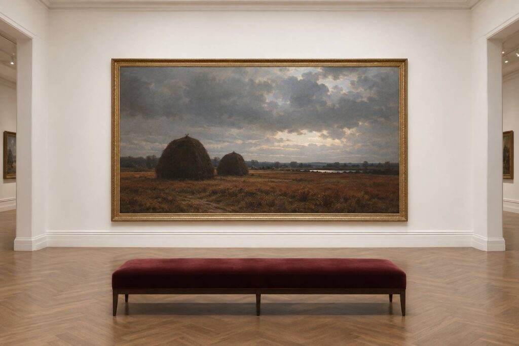 Illustration éditoriale du sujet : L'Automne selon Jean-François Millet : exploration d'un chef-d’œuvre emblématique