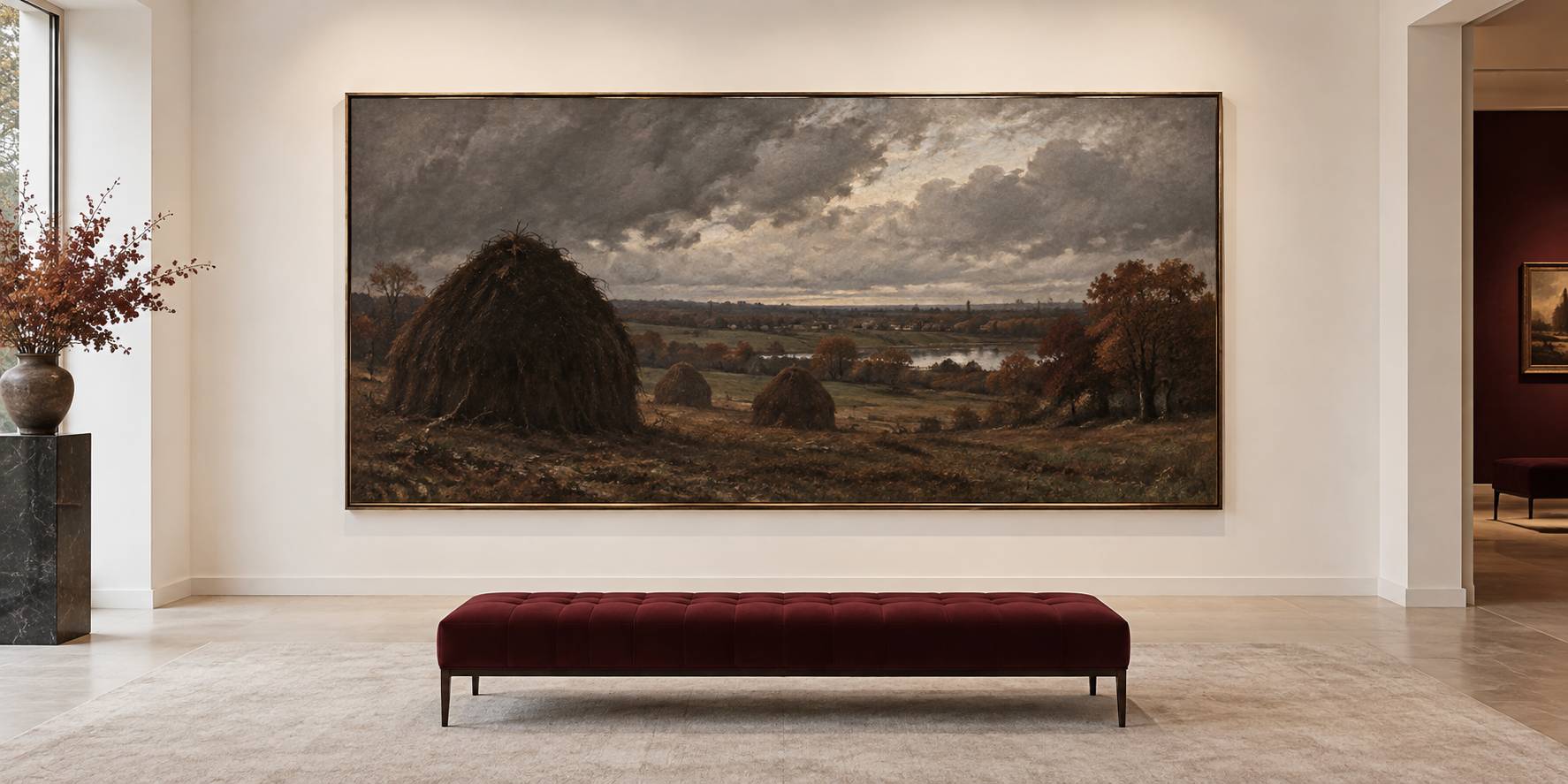 Illustration éditoriale du sujet : L'Automne selon Jean-François Millet : exploration d'un chef-d’œuvre emblématique