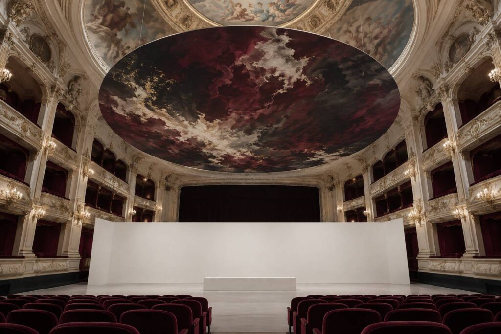 Illustration éditoriale du sujet : Paris : l’avenir incertain du célèbre plafond de Chagall à l’Opéra Garnier