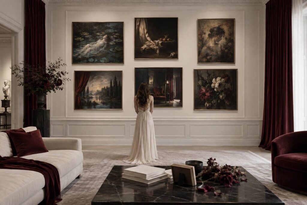 Illustration éditoriale du sujet : Taylor Swift et l'art caché : 6 influences secrètes dans The Fate of Ophelia