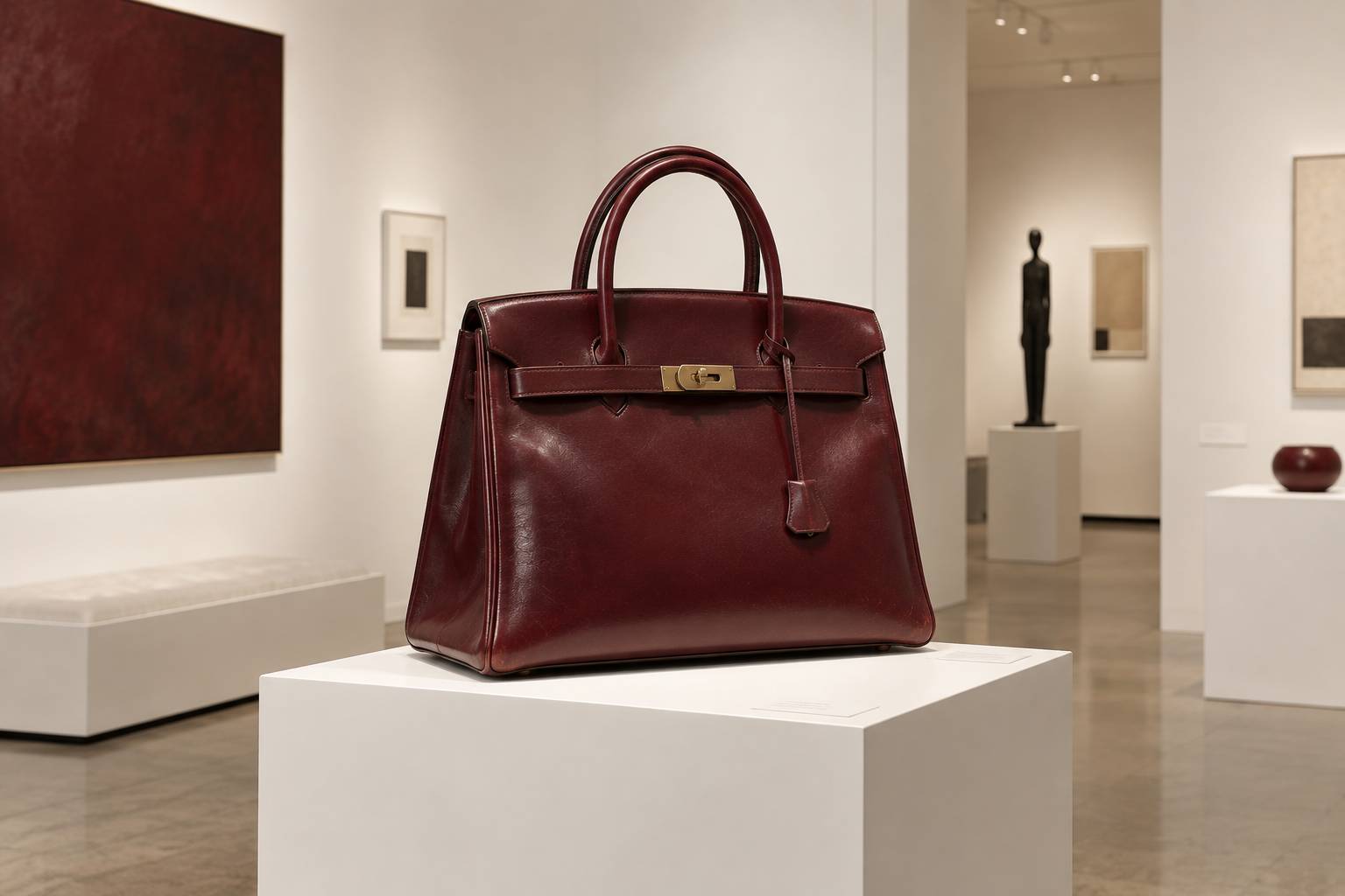 Illustration éditoriale du sujet : Vente aux enchères historique : un sac Birkin Hermès s’impose comme le plus cher jamais adjugé