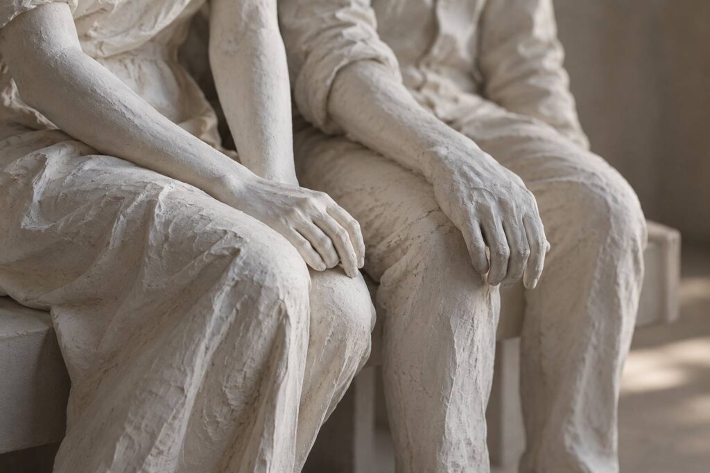Illustration de détail sur le sujet : L’œuvre à l’honneur ce mois-ci : « The Couple » de George Segal, une exploration