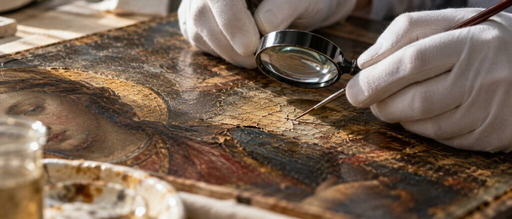 Illustration de détail sur le sujet : Le musée du Prado remet en question l’attribution du Salvator Mundi à Léonard de