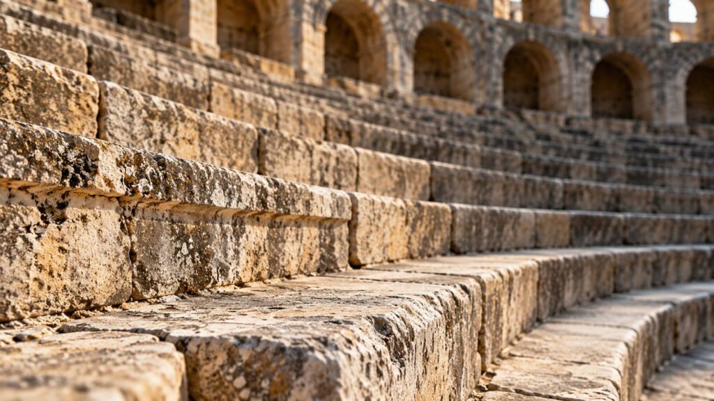 Illustration de détail sur le sujet : Les arènes de Nîmes : exploration fascinante d’un joyau architectural de
