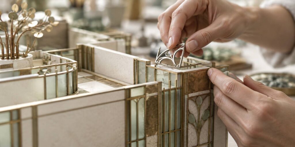 Illustration de détail sur le sujet : Otto Wagner : L’icône visionnaire de l’Art Nouveau
